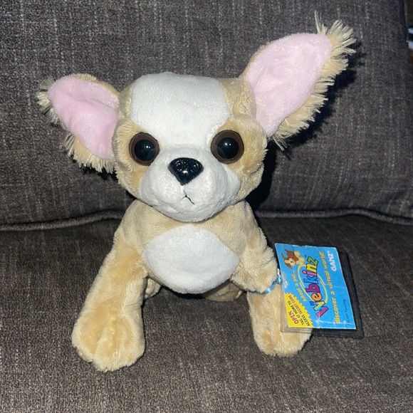 WEBKINZ Ganz CHIHUAHUA HM104 hang & but Tag No Code plush stuffed animal - Picture 1 of 14